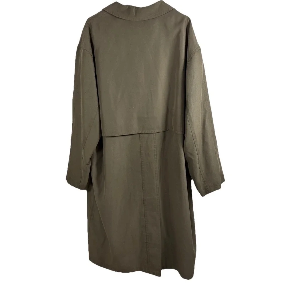 Ralph Lauren Trench Coat Men 48R XL Tan Taupe Overcoat‎ Zip Out Liner Heritage